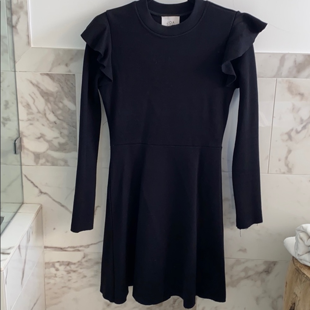 J.O.A. Ruffle Sleeve Dress